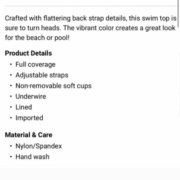 NWT Jessica Simpson Women's Strappy Underwire Bikini Swim Top S - Picture 7 of 7